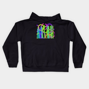 Abstract color garden paint Kids Hoodie